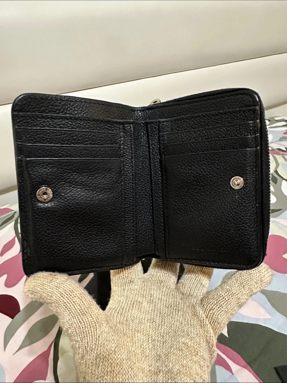 Saint Laurent compact zip